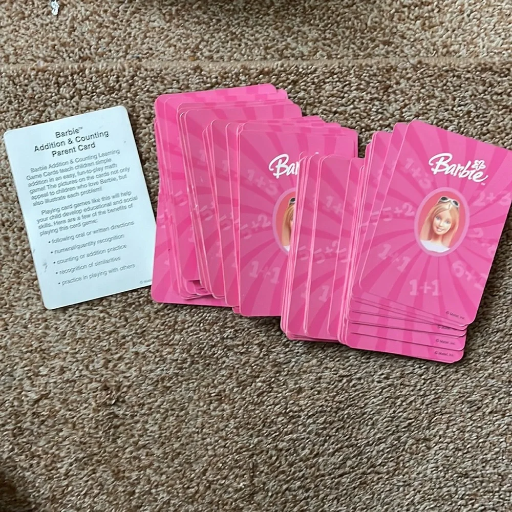 Barbie addition and counting game